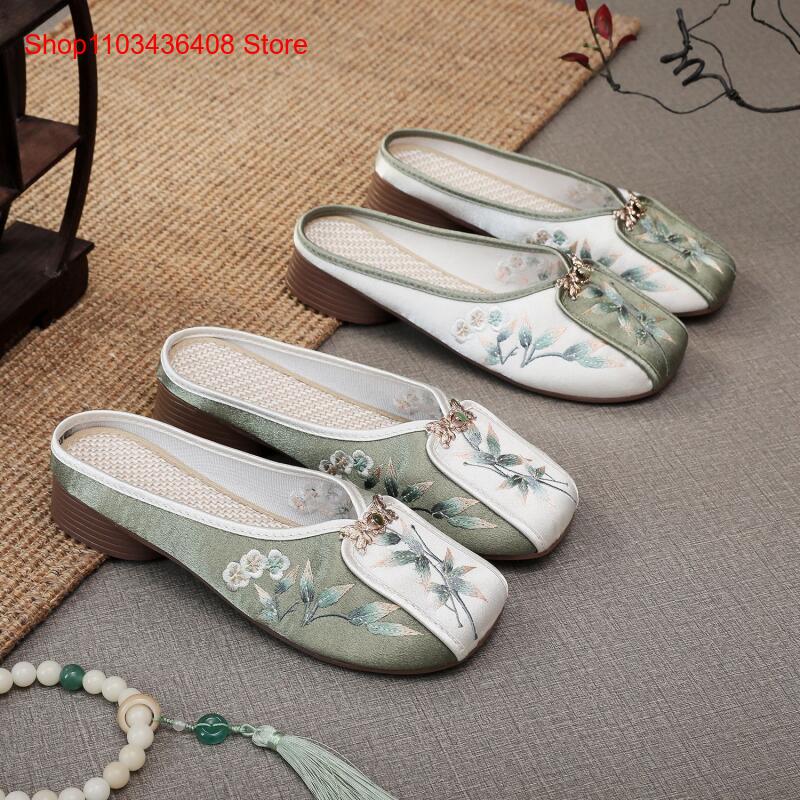 รองเท้าแตะปักลายใหม่สำหรับใส่ใ - Ethnic Fashion Women บทวิจารณ์และราคา