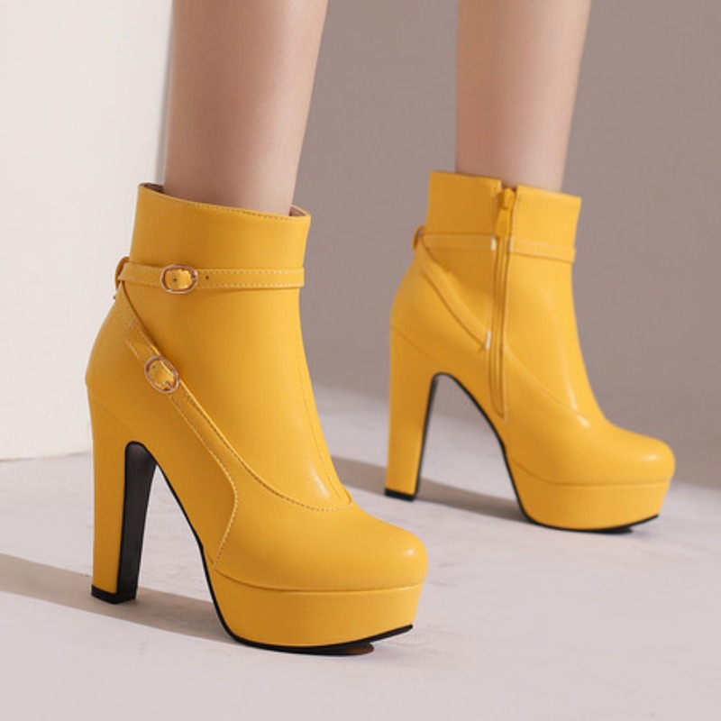 รองเท้าบูทแฟชั่นผู้หญิงแบบสั้น - Ethnic Fashion Women บทวิจารณ์และราคา