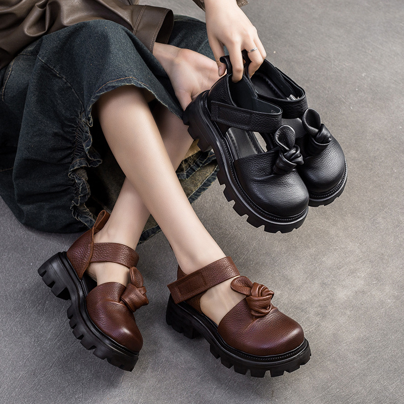 รองเท้าส้นเตารีดแบบผูกเชือกสไต - Ethnic Fashion Women บทวิจารณ์และราคา