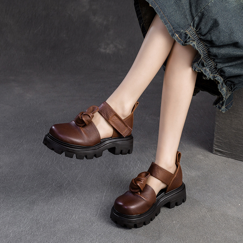 รองเท้าส้นเตารีดแบบผูกเชือกสไต - Ethnic Fashion Women บทวิจารณ์และราคา