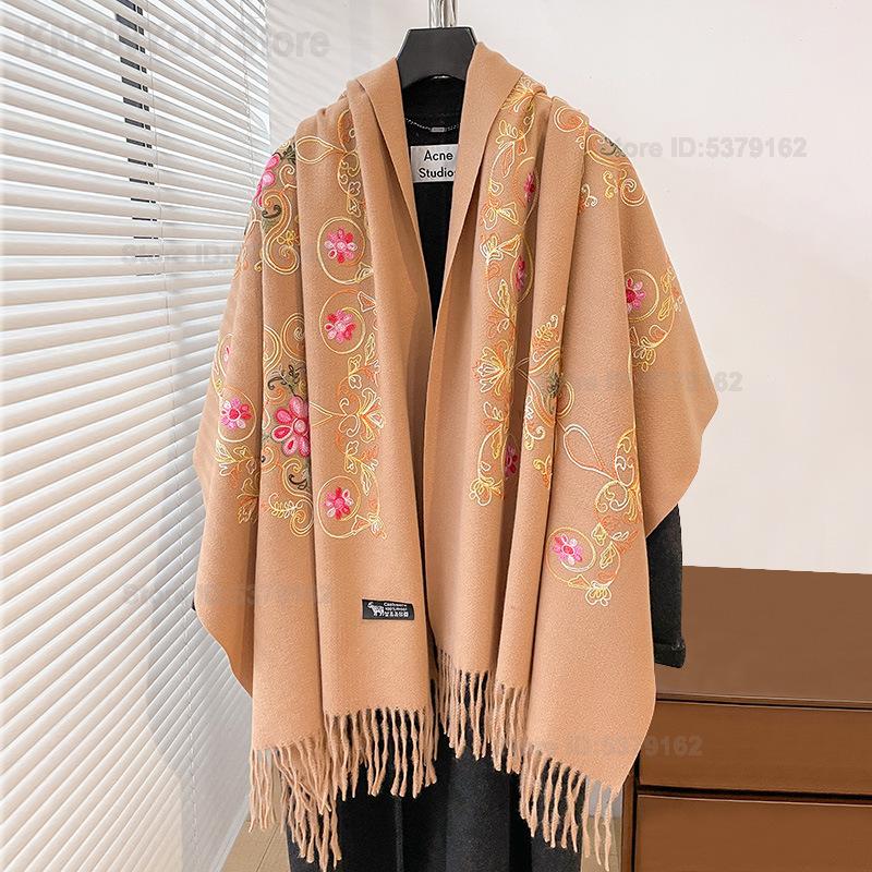 ผ้าคลุมไหล่พัชมีนาปักลายชาติพั - Go Ethnic Fashion บทวิจารณ์และราคา